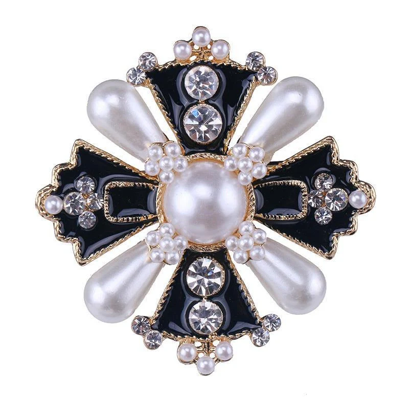Broche Steampunk Perle Vintage