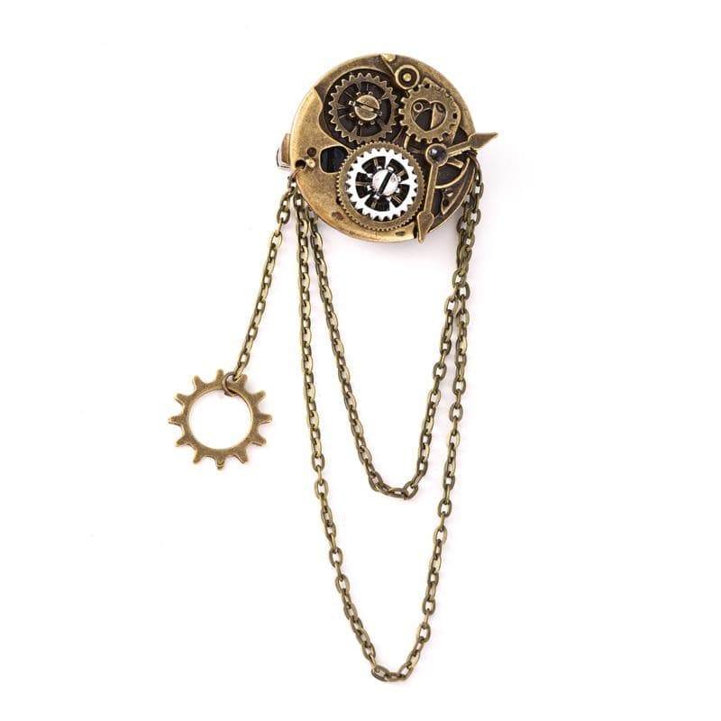 Broche Steampunk Watch Case