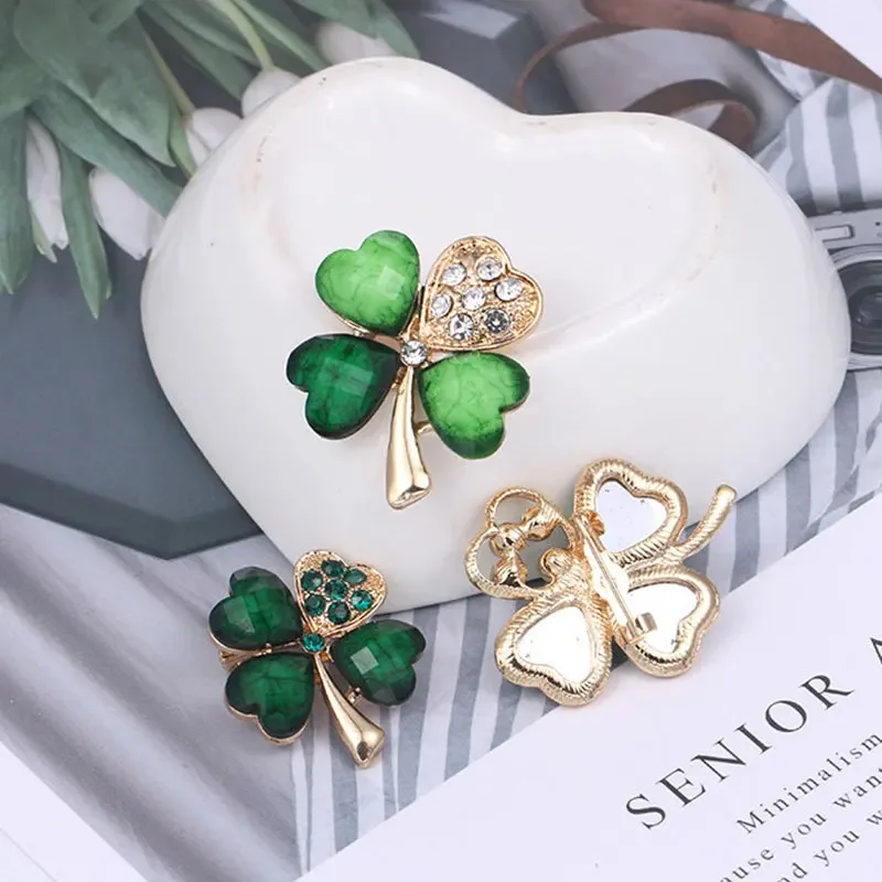 Broche — Trefle 4 Feuilles