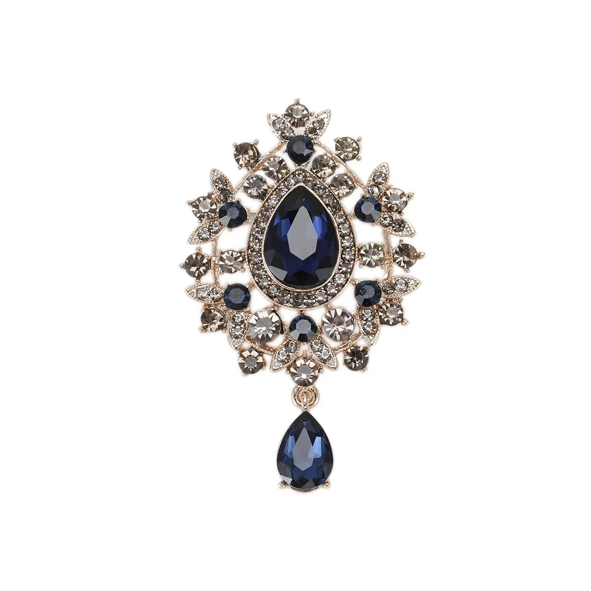Broche Vintage Femme — Cristal Vintage