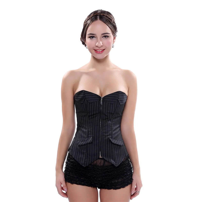 Bustier Femme Chic - Top Corset Noir - Image 3