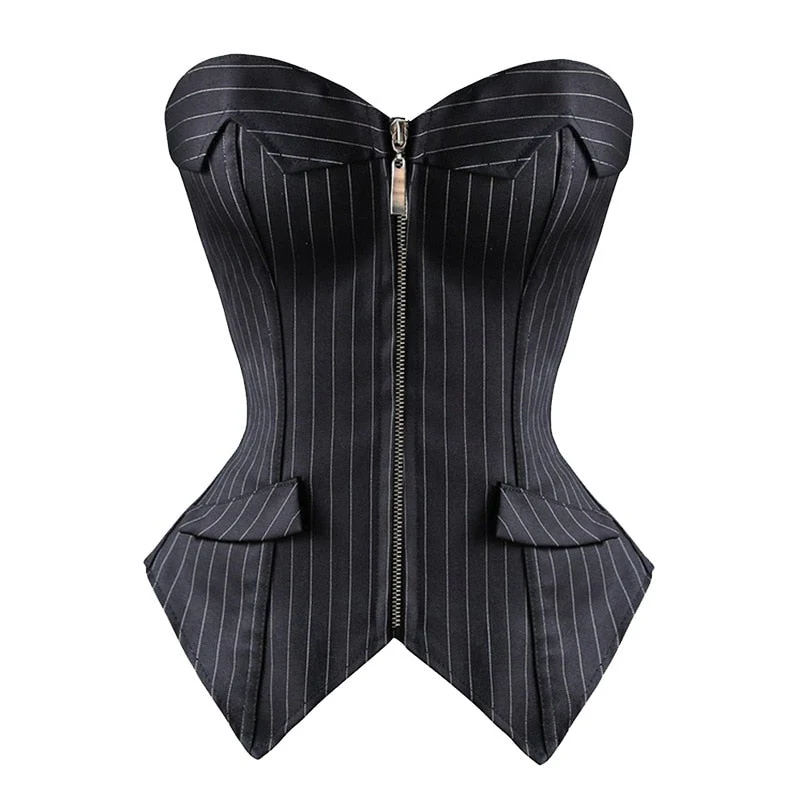 Bustier Femme Chic - Top Corset Noir - Image 4