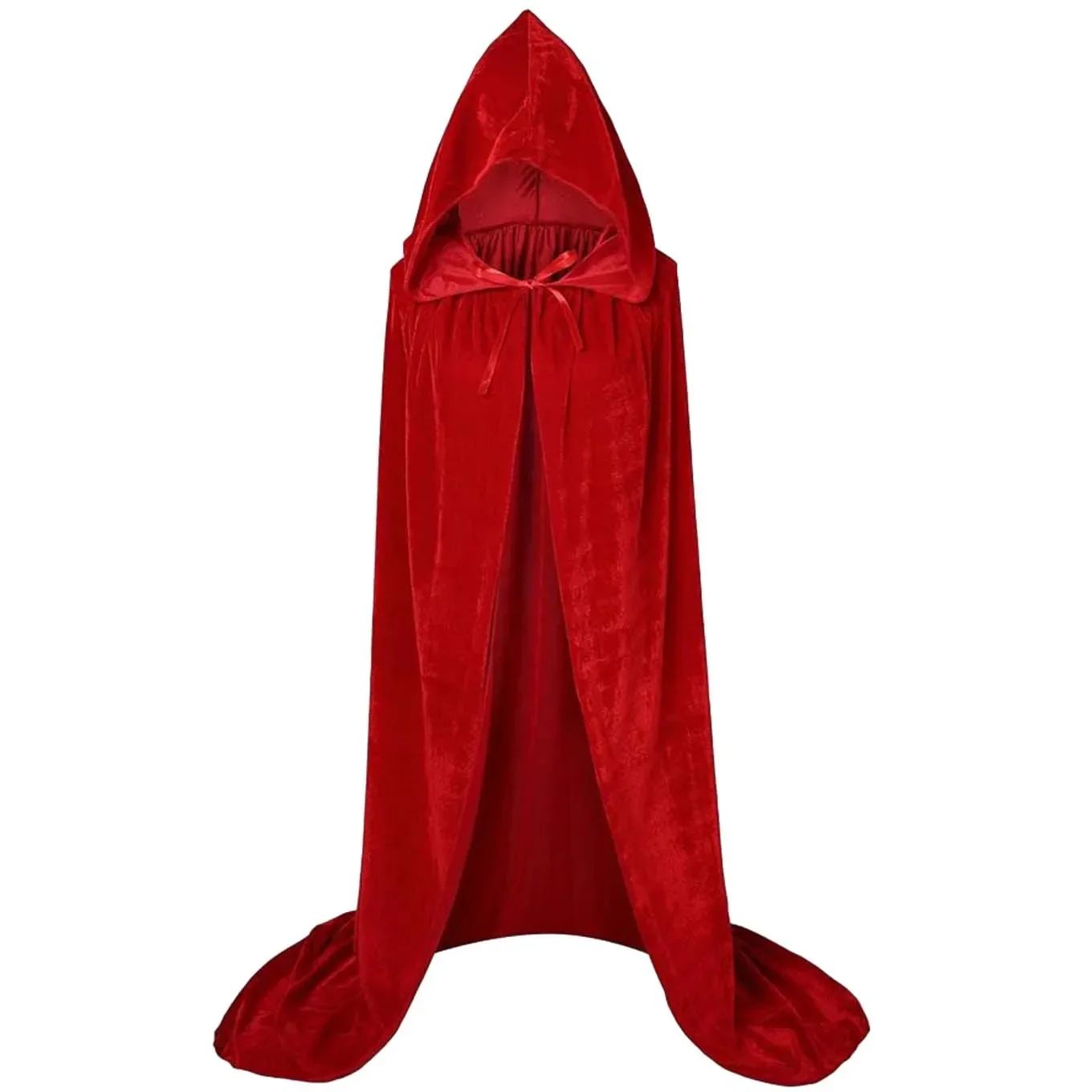 Cape Longue Velours Gothique - Capuche Cosplay - Image 13