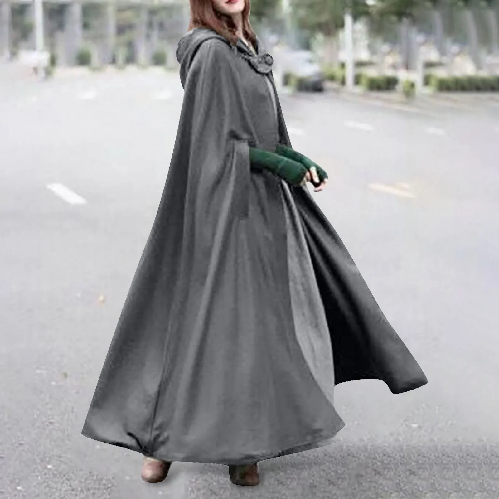 Manteau Cape Femme Victorienne - Image 5