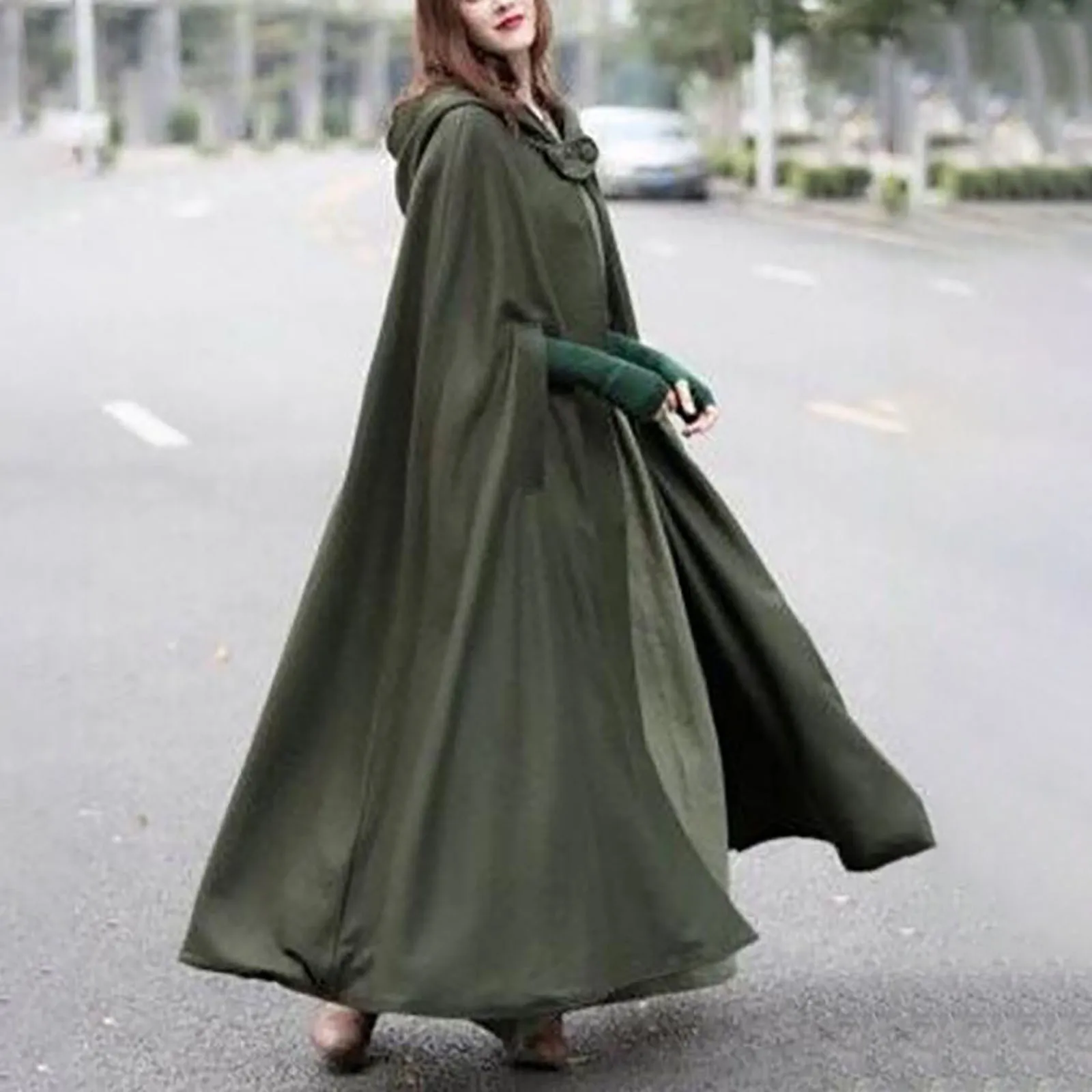 Manteau Cape Femme Victorienne - Image 6