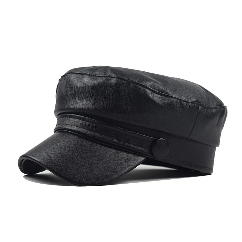 Casquette Cuir Femme — Marina Raskova - Image 2