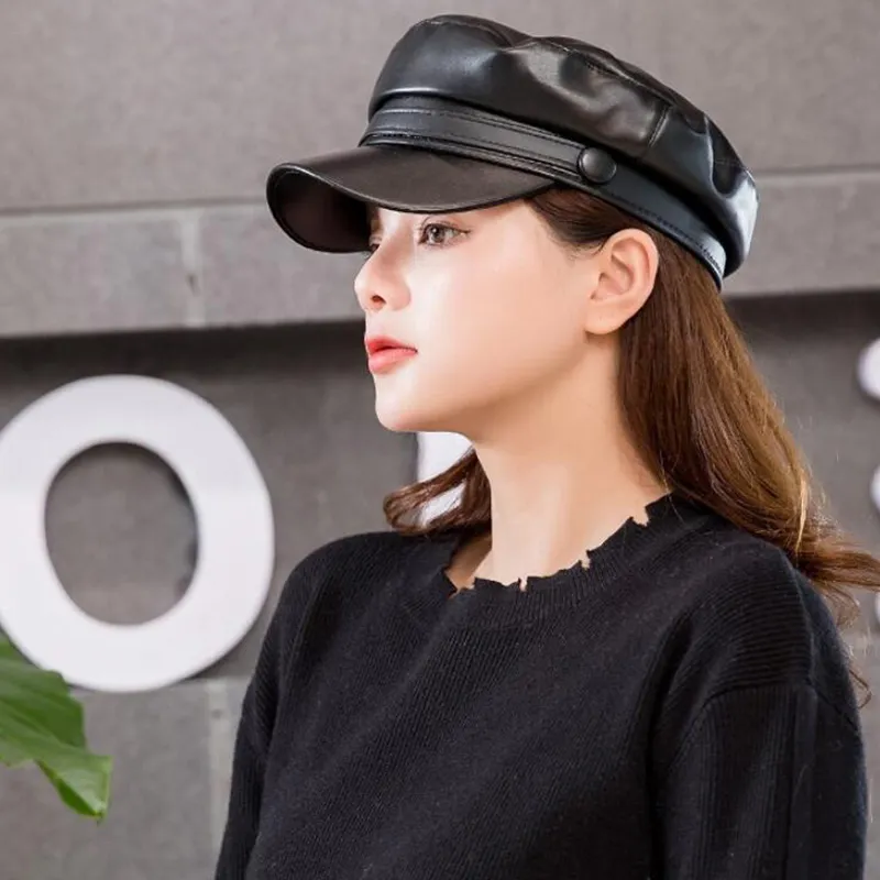 Casquette Cuir Femme — Marina Raskova - Image 5