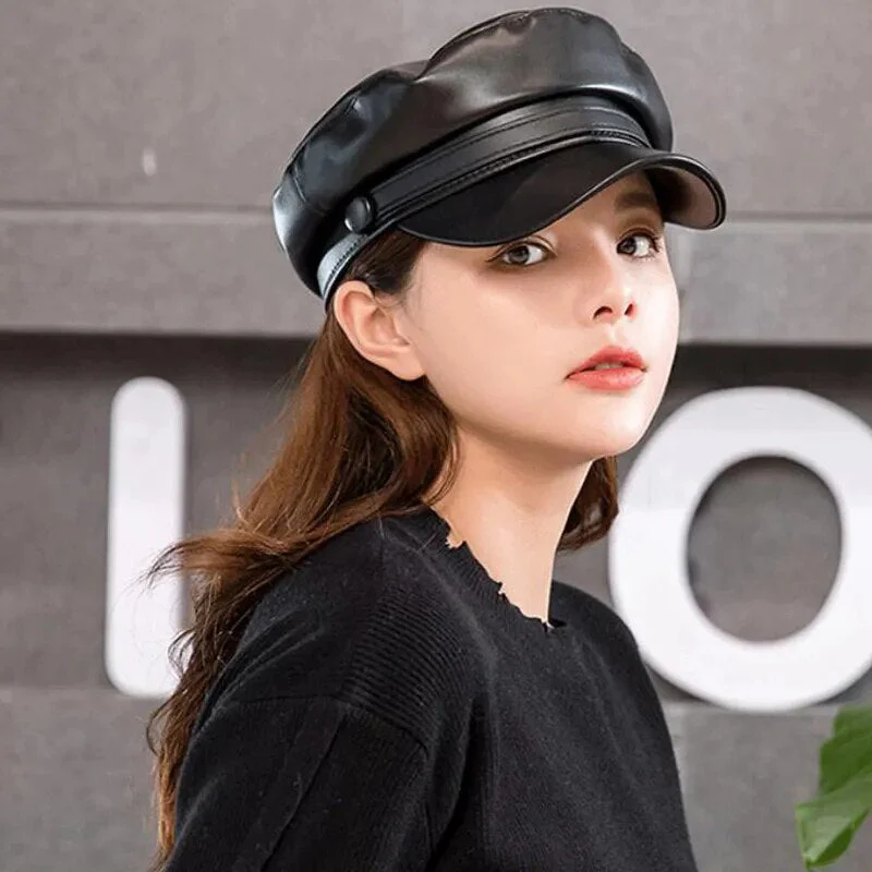 Casquette Cuir Femme — Marina Raskova - Image 7