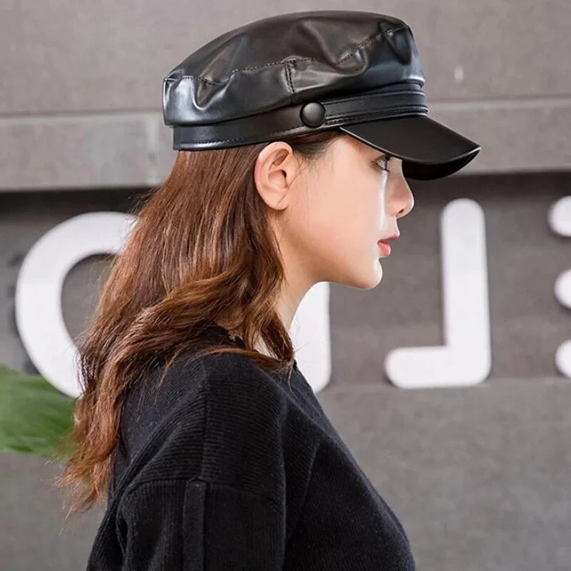 Casquette Cuir Femme — Marina Raskova - Image 8