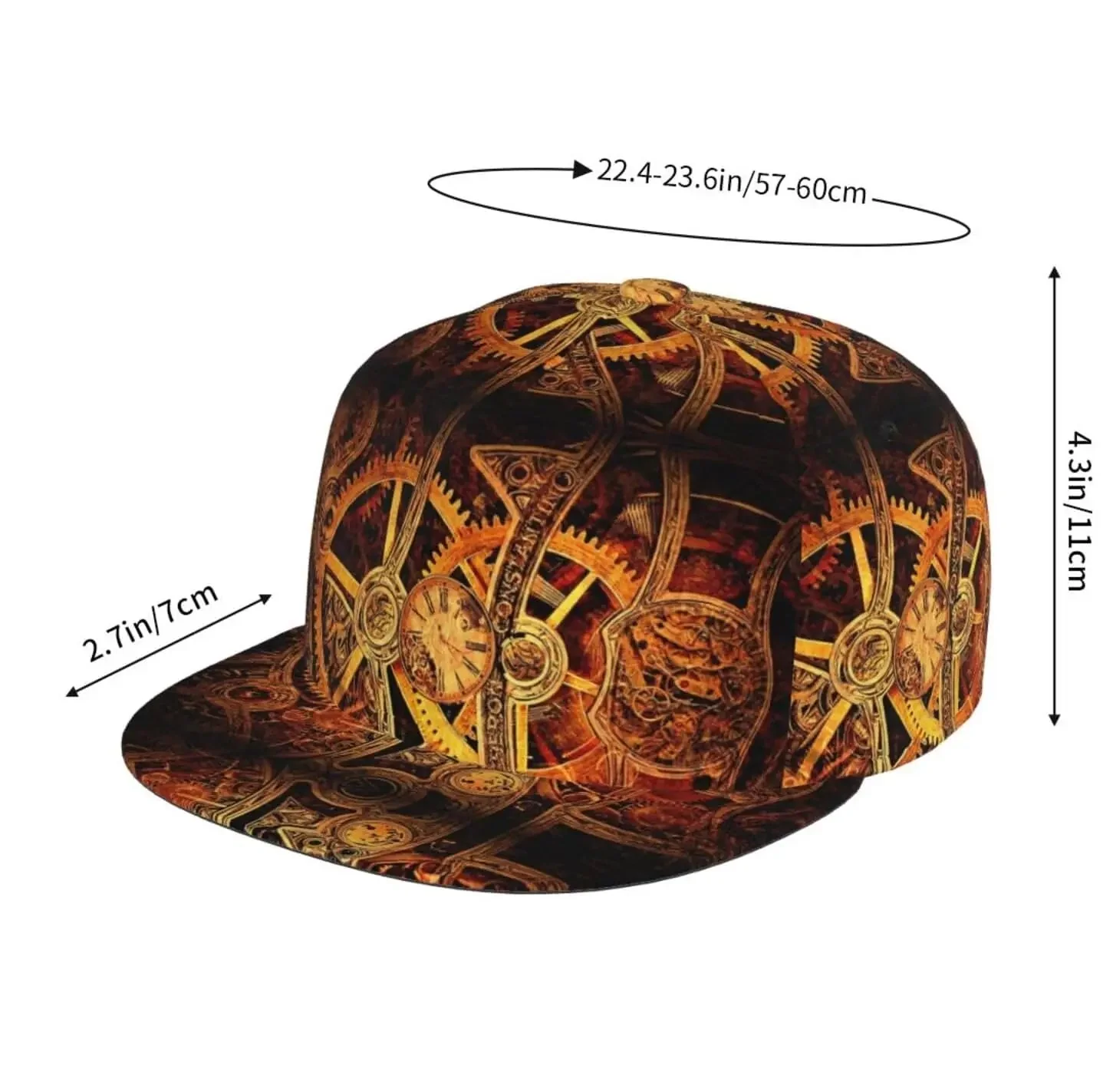 Casquette Steampunk Engrenages — Rétro-Futuriste - Image 4