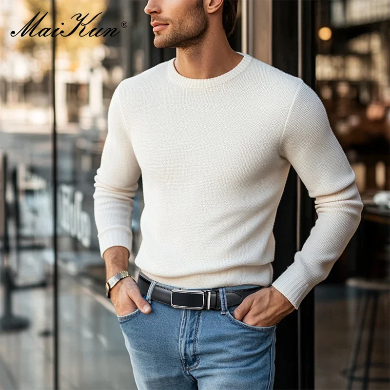 Ceinture Cuir Noir Homme — Equilibrium - Image 4