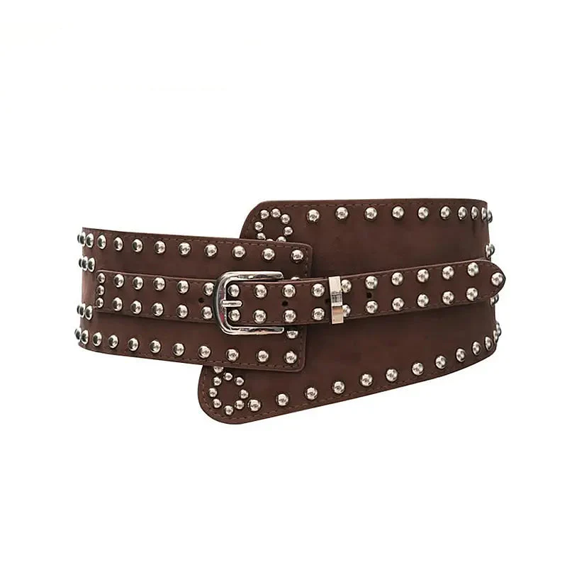 Ceinture Large Punk pour Femme — Rivets, Boucle Ardillon - Image 5