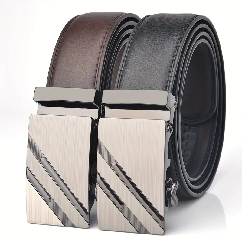 Ceinture Noire Boucle Argent — Steampunk Style - Image 4