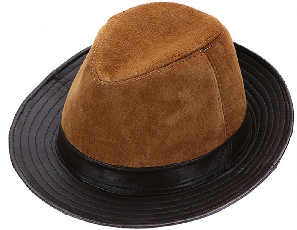 Chapeau Cowboy en Cuir de Mouton, style western urbain - Image 13