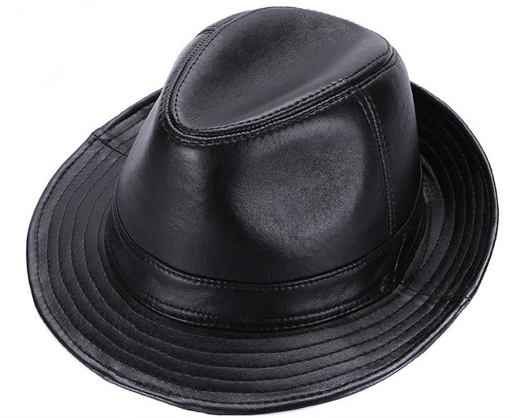 Chapeau Cowboy en Cuir de Mouton, style western urbain - Image 7