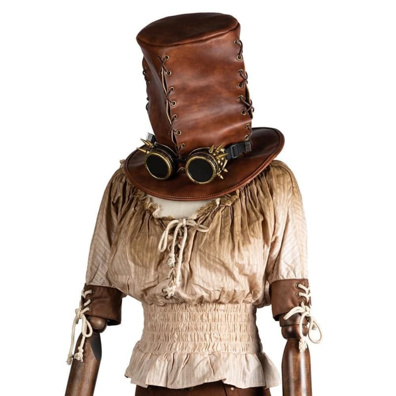 Chapeau Épouvantail — Haut de Forme Cuir - Image 2