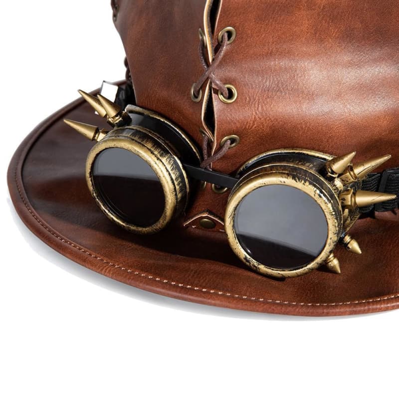 Chapeau Épouvantail — Haut de Forme Cuir - Image 4