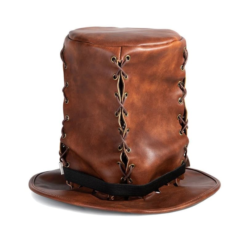 Chapeau Épouvantail — Haut de Forme Cuir - Image 5