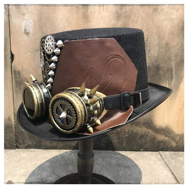 Chapeau haut de forme - Steampunk Engrenages - Image 3
