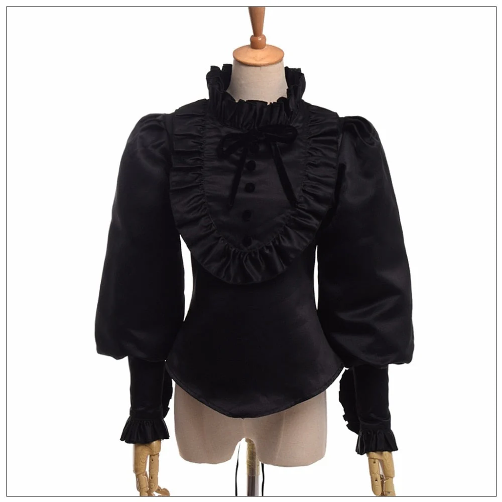 Chemise Col Victorien Femme — Majesté - Image 5