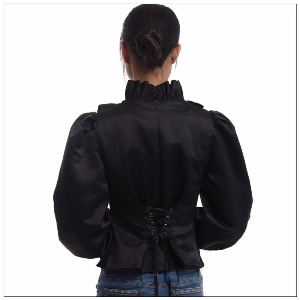 Chemise Col Victorien Femme — Majesté - Image 6