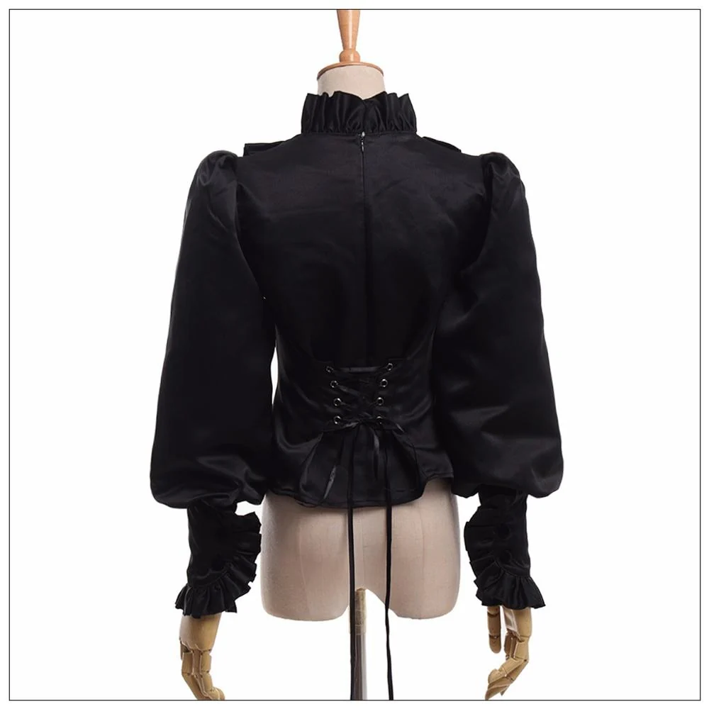 Chemise Col Victorien Femme — Majesté - Image 7