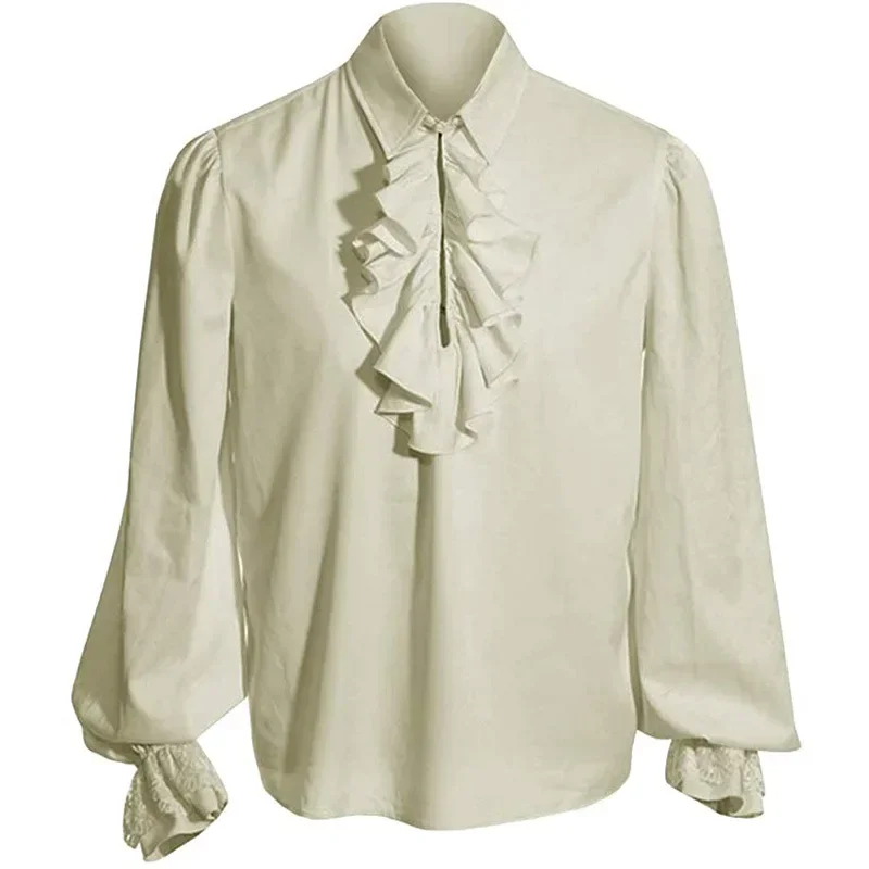 Chemise Dentelle Homme à Volants - Style Gothique Victorien