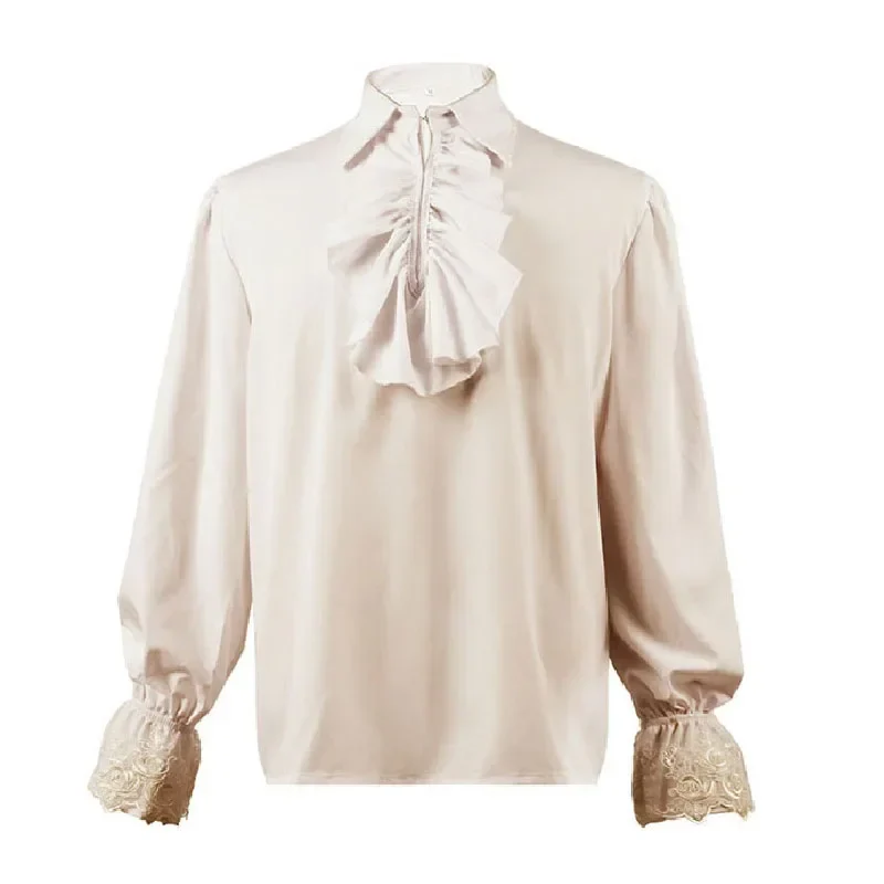 Chemise Dentelle Homme à Volants - Style Gothique Victorien - Image 13