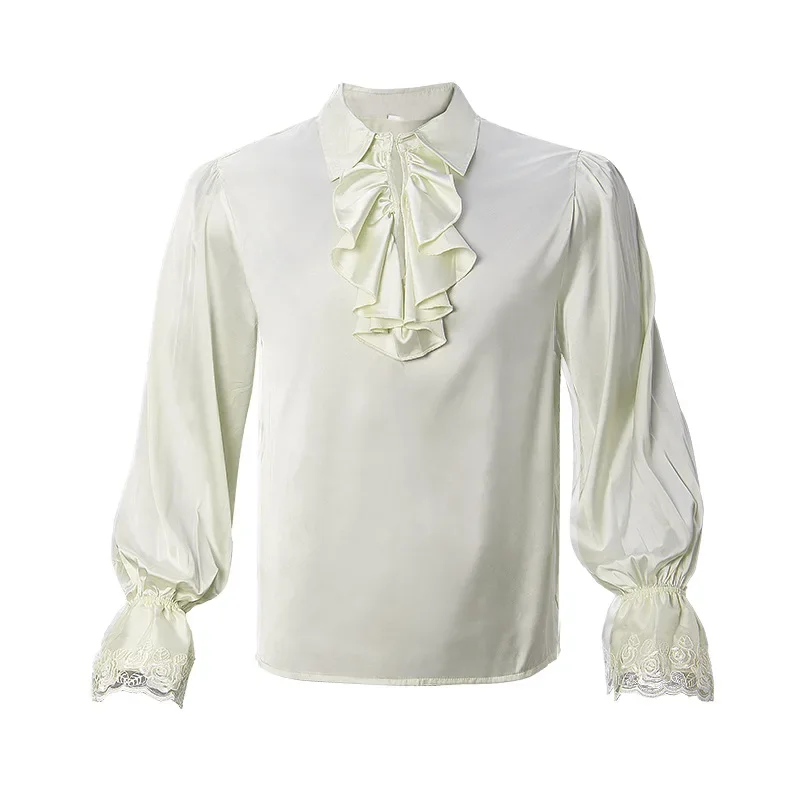 Chemise Dentelle Homme à Volants - Style Gothique Victorien - Image 2