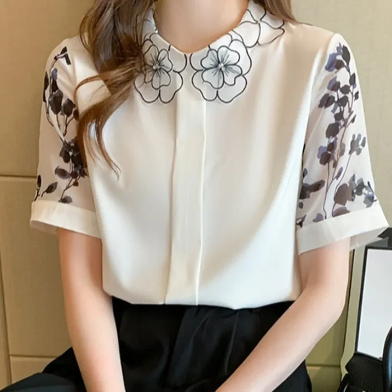 Chemise Mousseline Florale - Image 2