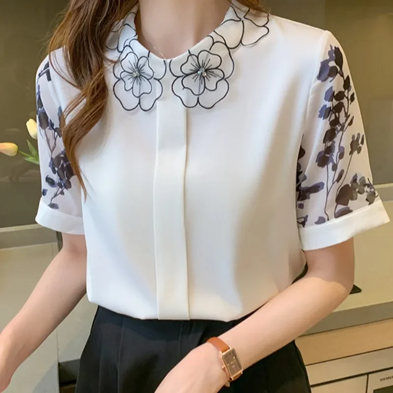 Chemise Mousseline Florale - Image 3