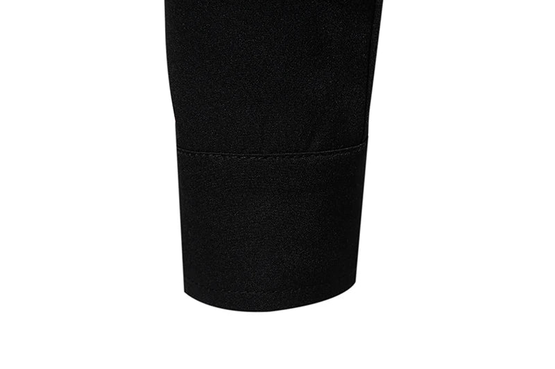 Chemise Homme Col Montant - Boutonnage Asymétrique - Image 21