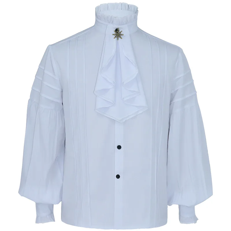 Chemise à Jabot Homme Gothique - Vampire Victorien - Image 13