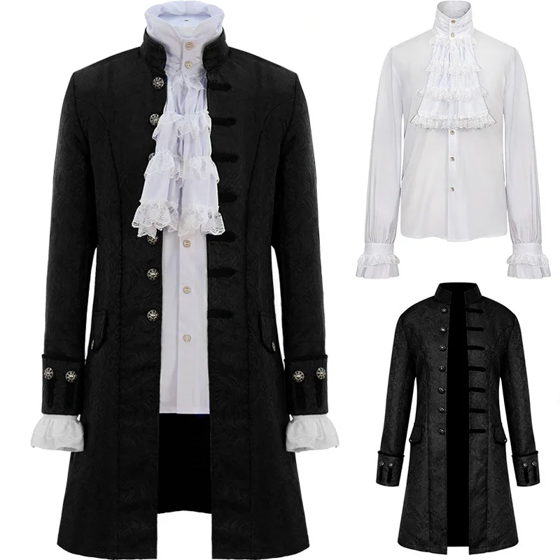 Chemise à Jabot Homme Gothique - Vampire Victorien - Image 2