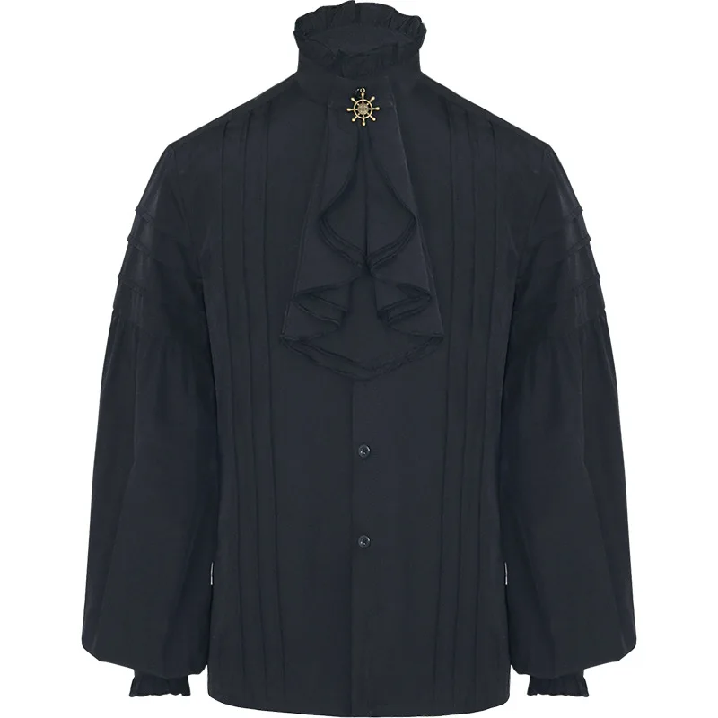 Chemise à Jabot Homme Gothique - Vampire Victorien - Image 21