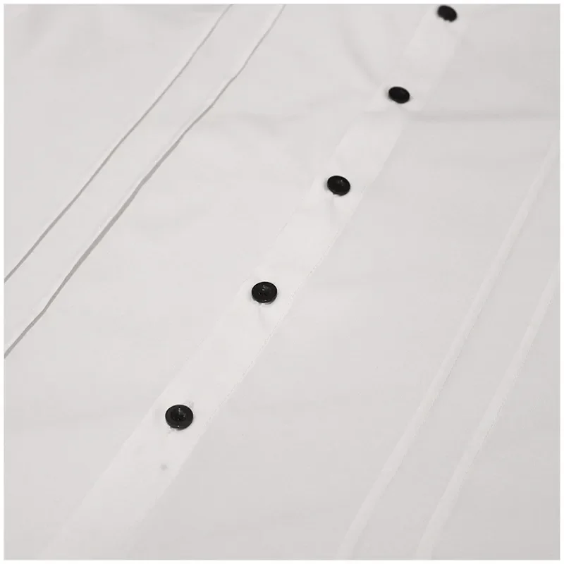 Chemise Médiévale Homme - Col Montant Sobre - Image 11