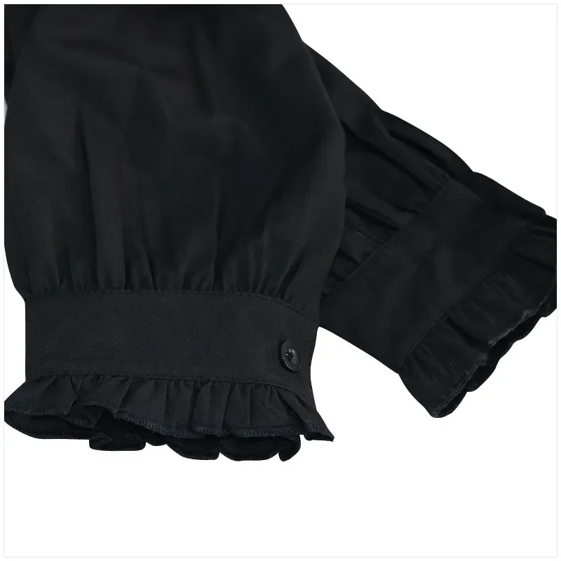 Chemise Médiévale Homme - Col Montant Sobre - Image 20