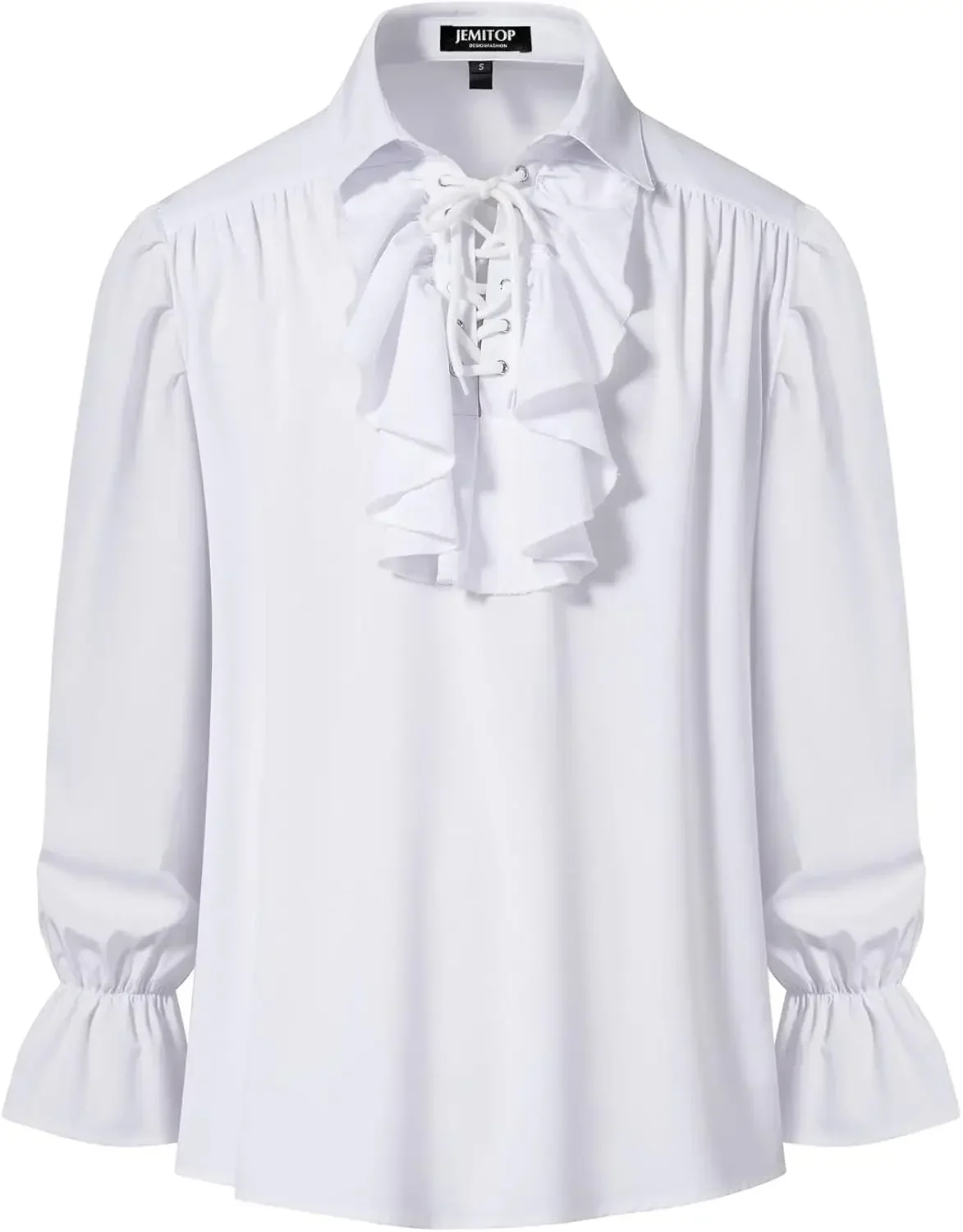 Chemise Poète Victorien Homme - Manchettes à Volants