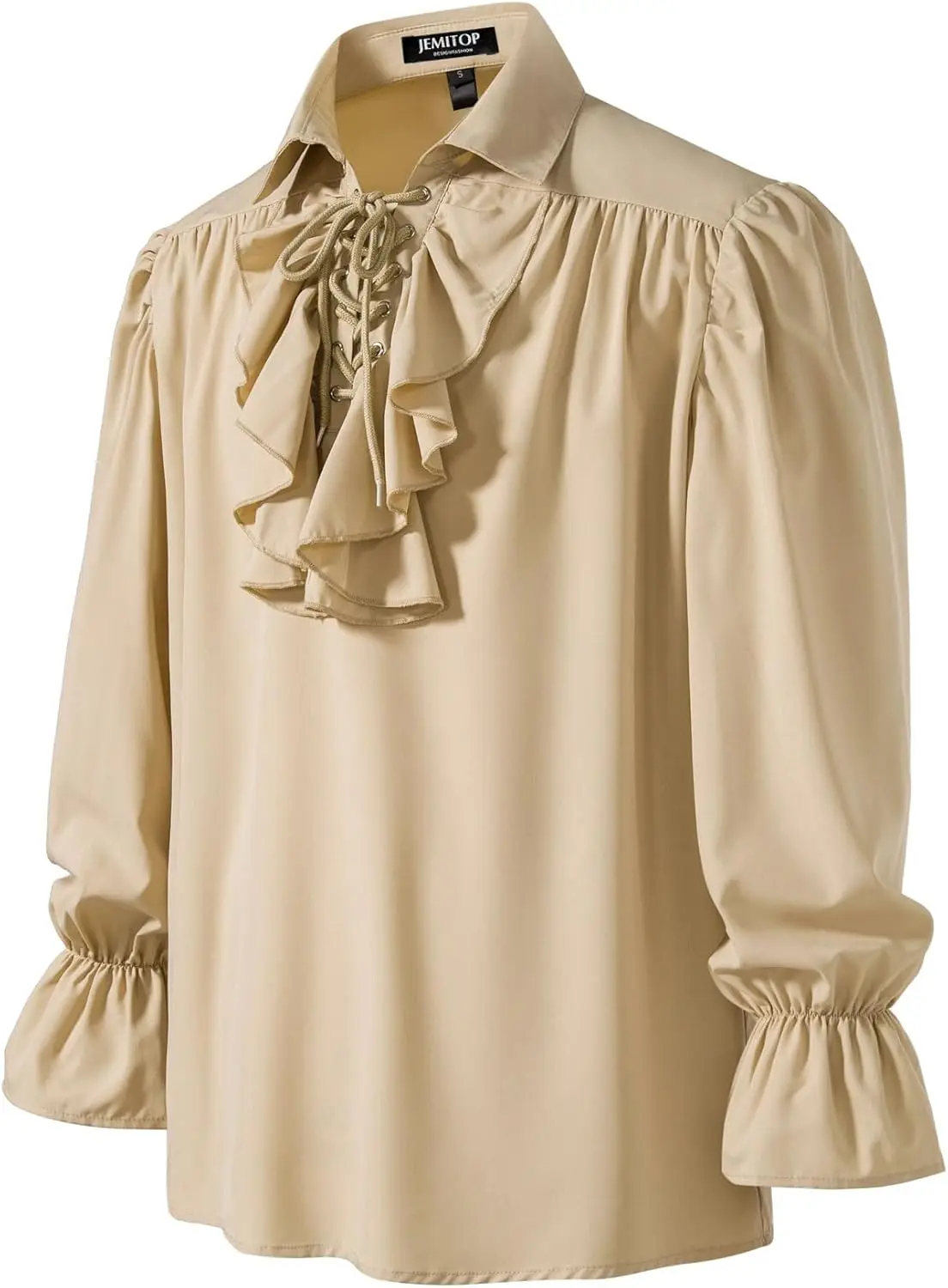 Chemise Poète Victorien Homme - Manchettes à Volants - Image 6