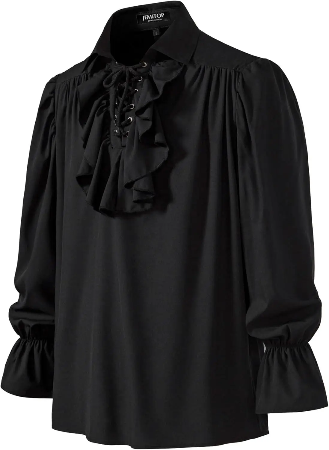 Chemise Poète Victorien Homme - Manchettes à Volants - Image 7