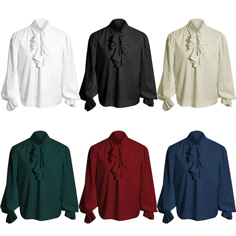 Chemise Vampire Renaissance Homme - Couleurs Victoriennes