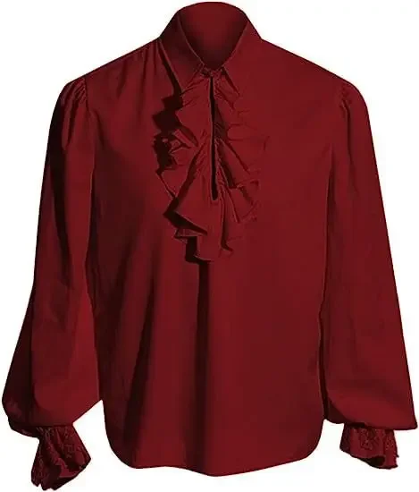 Chemise Vampire Renaissance Homme - Couleurs Victoriennes - Image 24