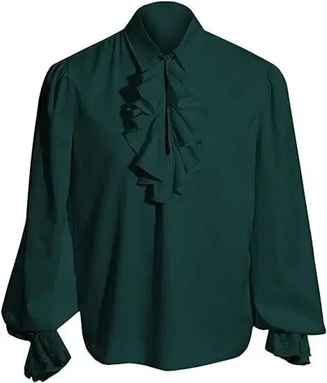 Chemise Vampire Renaissance Homme - Couleurs Victoriennes - Image 29