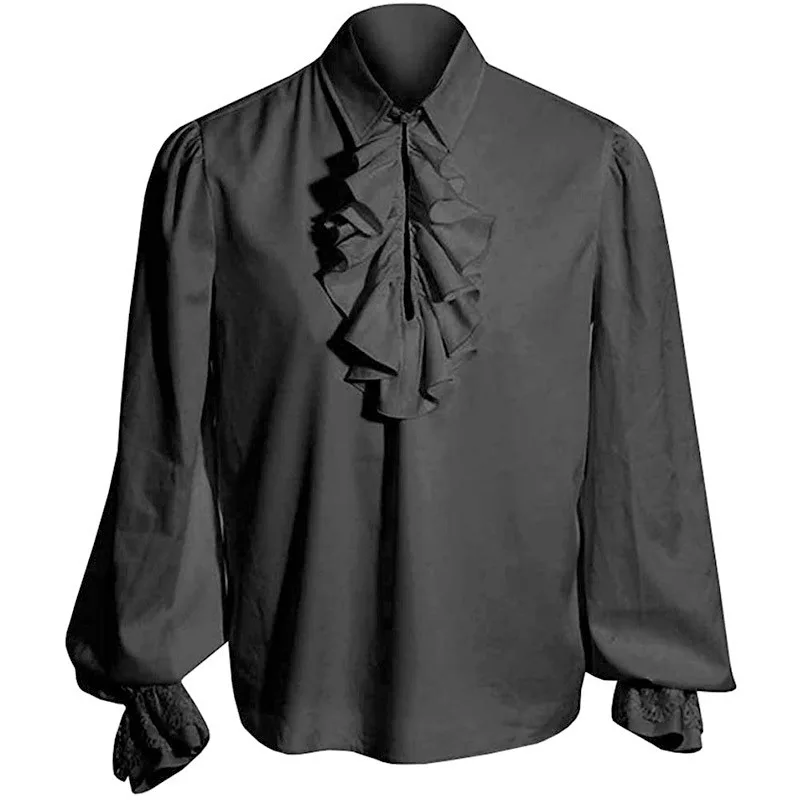 Chemise Vampire Renaissance Homme - Couleurs Victoriennes - Image 5