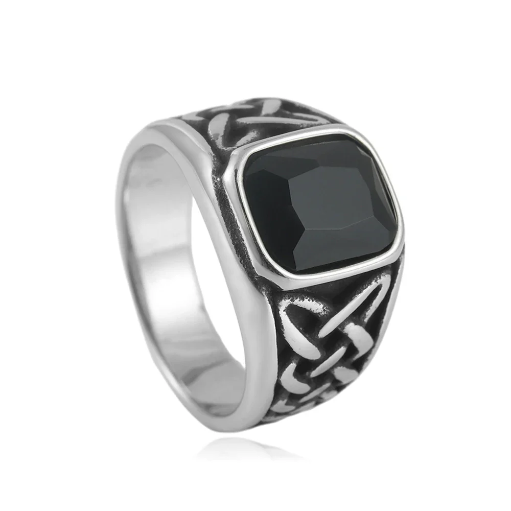 Chevalière Rouge Celtique - Bague Punk Viking - Image 13