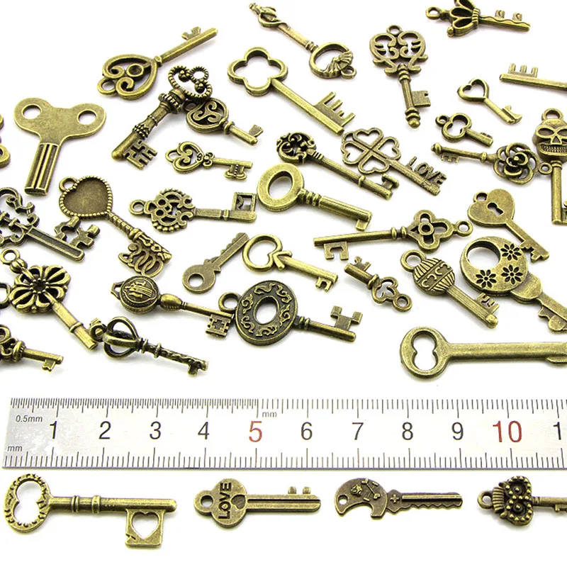 Accessoires Steampunk Clefs Vintage - Image 3
