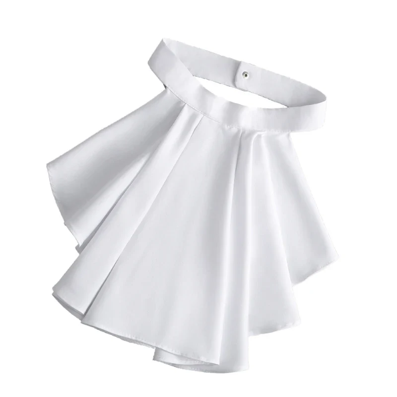 Col Jabot Femme Détachable - Volants Victoriens en Dentelle - Image 12