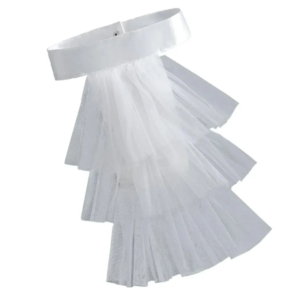 Col Jabot Femme Gothique - Dentelle Victorienne Multi-Styles - Image 16