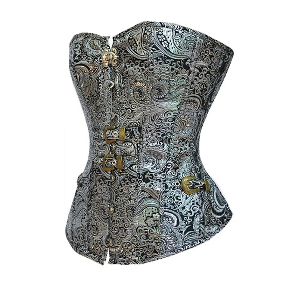Corset Argenté — Feuilles d' Argent - Image 2