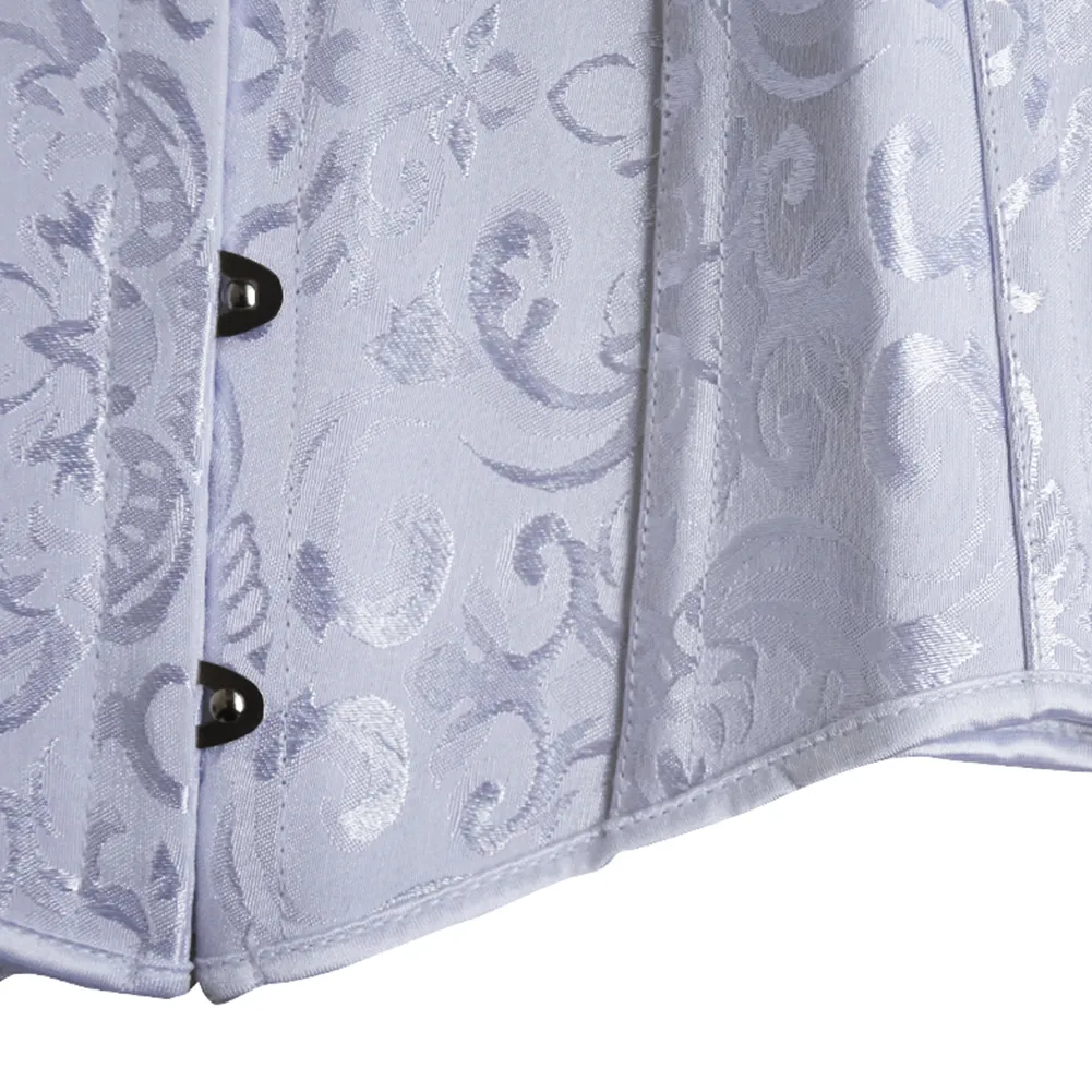Corset Blanc Satin — Constance - Image 5